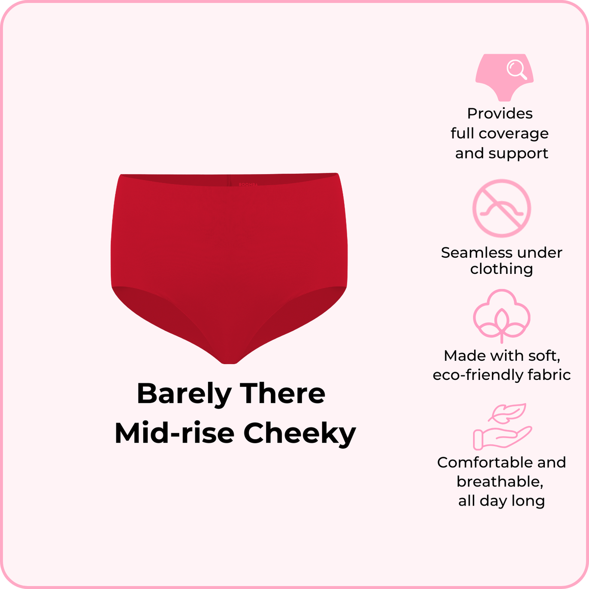 Barely There Mid-rise Cheeky