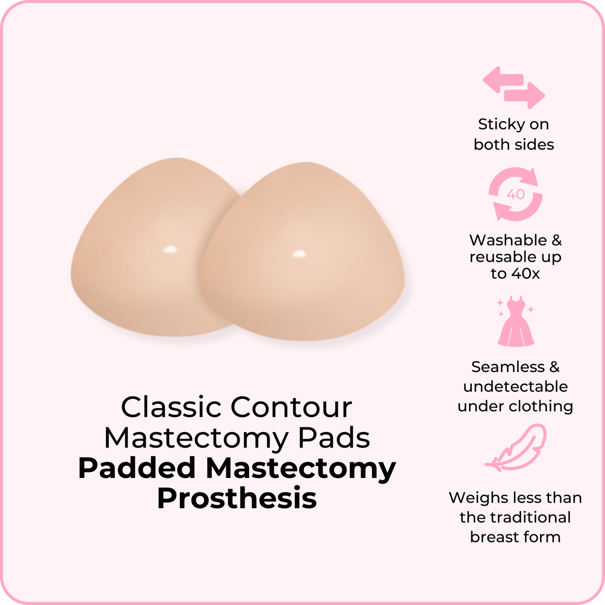 Classic Contour Mastectomy Pads