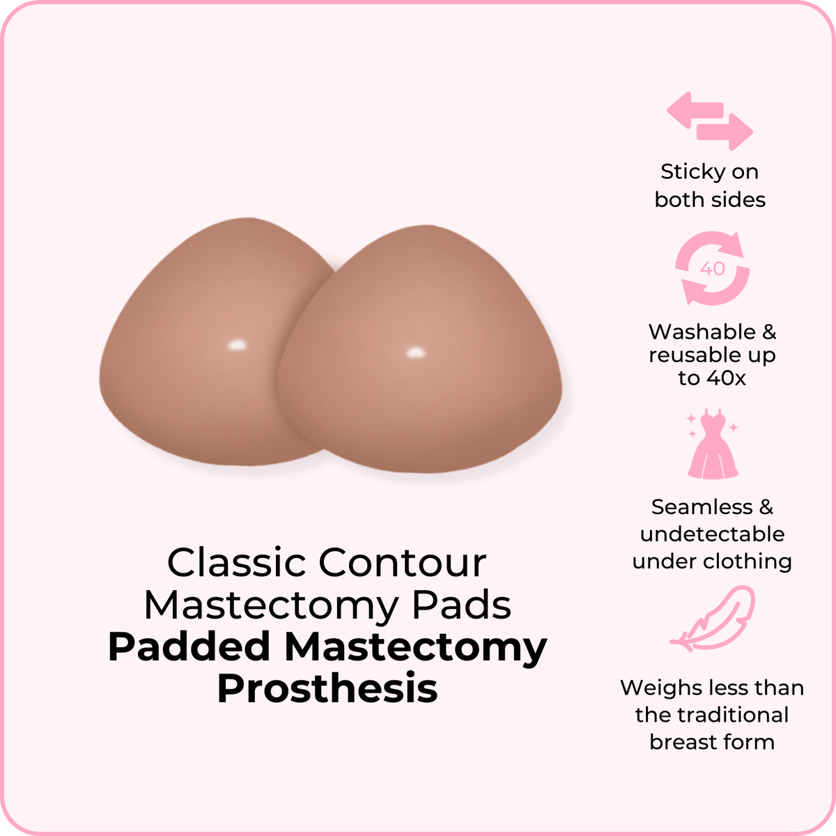 Classic Contour Mastectomy Pads