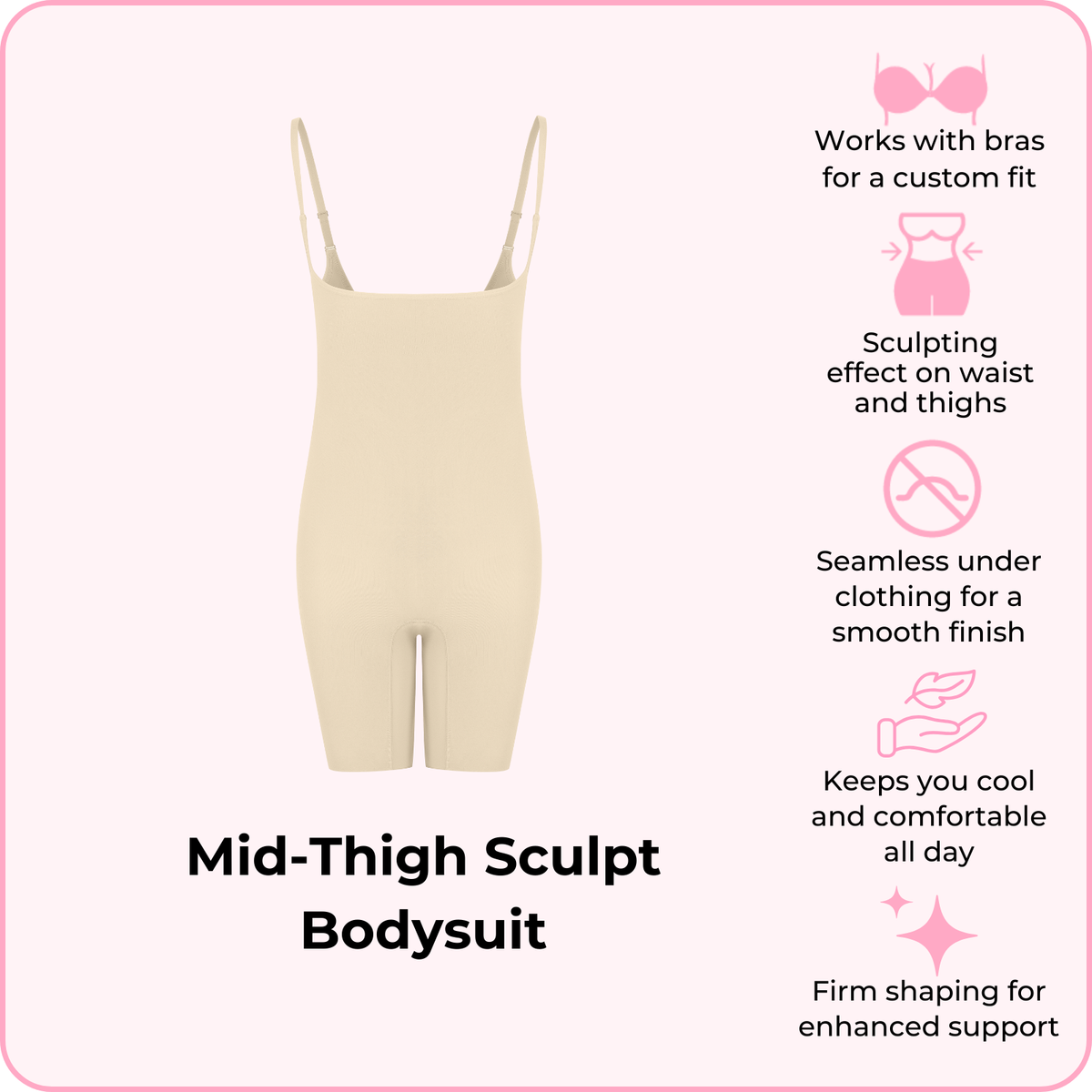 Mid-Thigh Sculpt Bodysuit