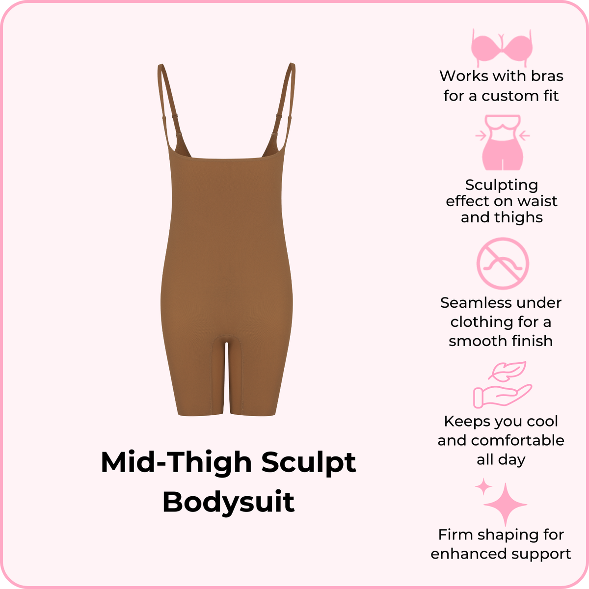 Mid-Thigh Sculpt Bodysuit
