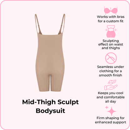 Mid-Thigh Sculpt Bodysuit