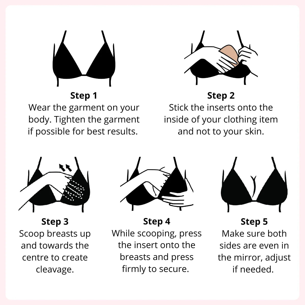 How to use inserts